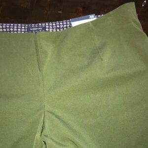 NWT Lands End 20W green trouser